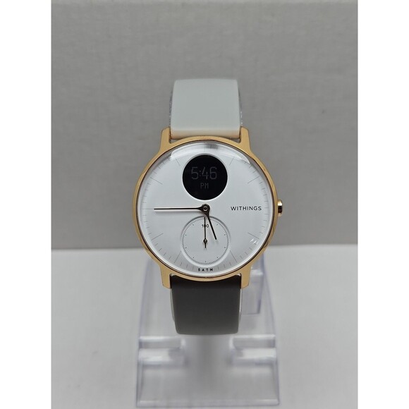 Withings Steel HR 37mm Hybrid Smartwatch Rose Gold Bluetooth Activity Tracker HR - Picture 1 of 12